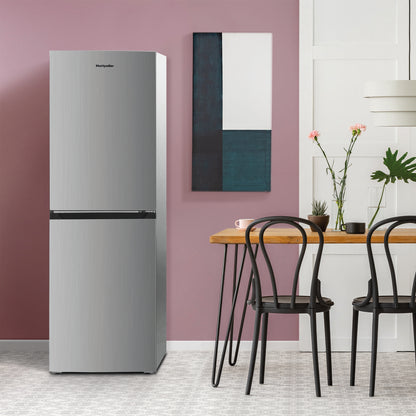 Montpellier MNF167ES No Frost Fridge Freezer in Silver