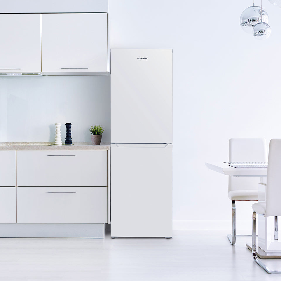 Montpellier MNF167EW 167cm No Frost Fridge Freezer in White