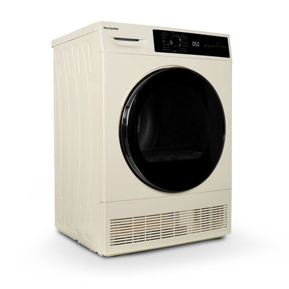 Montpellier MTDC8SDC 8Kg Condenser Sensor Dry Tumble Dryer in Cream