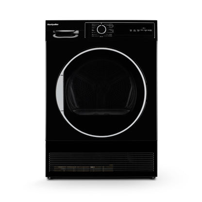 Montpellier MTDC8SDK 8Kg Condenser Sensor Dry Tumble Dryer in Black
