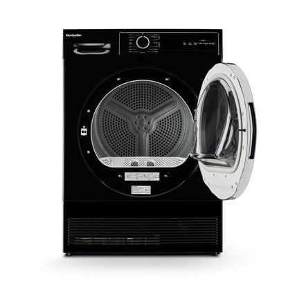 Montpellier MTDC8SDK 8Kg Condenser Sensor Dry Tumble Dryer in Black