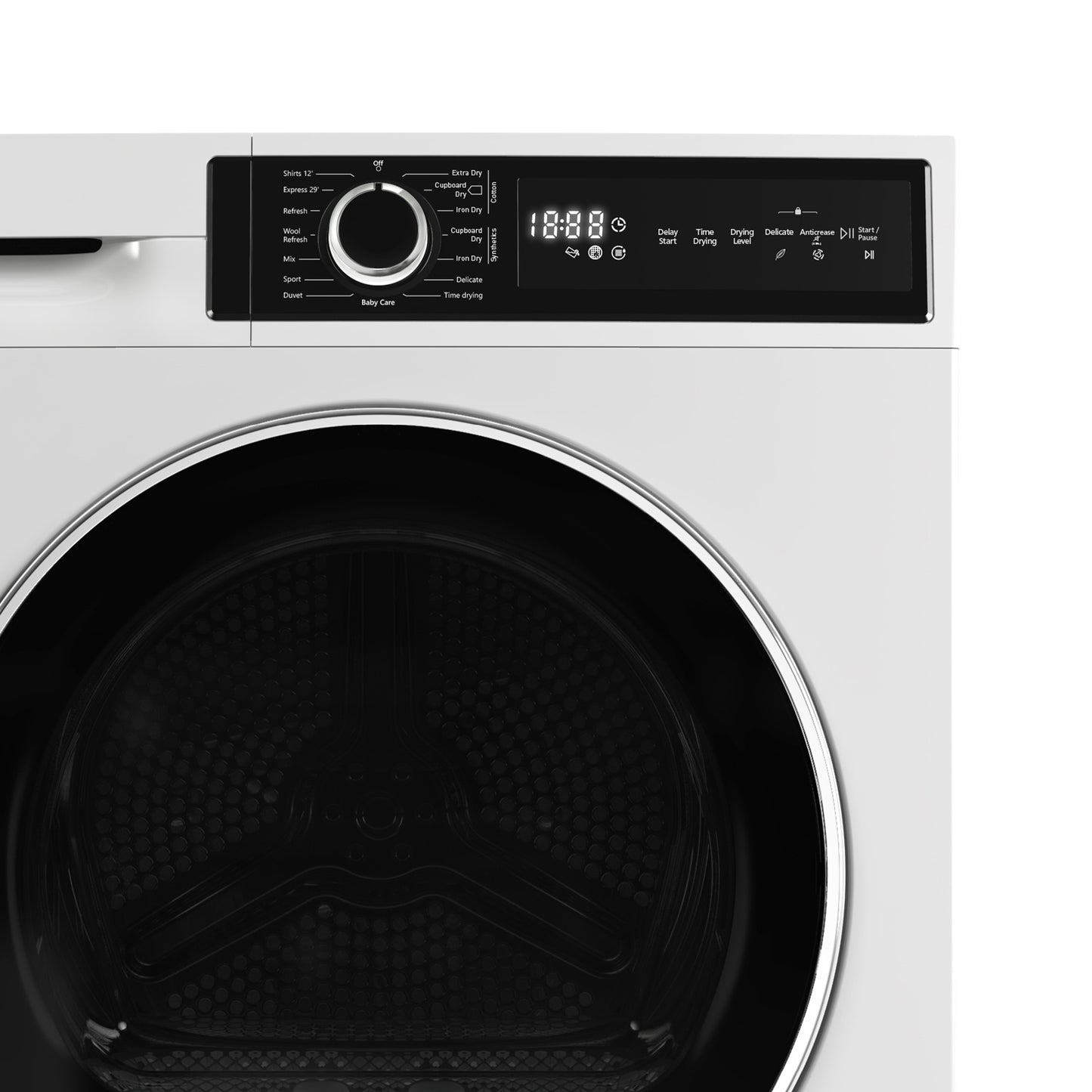 Montpellier MTDC8SDW 8Kg Condenser Sensor Dry Tumble Dryer in White
