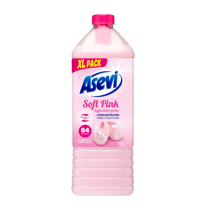 Asevi Concentrated Fabric Softener Hypoallergenic Soft Pink 84 Wash